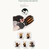 Intelligent Robot Rehabilitation Gloves Equipment, Hand Function Five-Finger Exercise Tools, Finger Massage Training Instrument,Right-Hand-M view 4