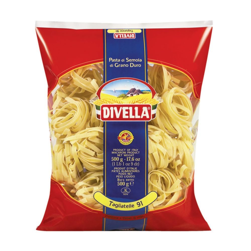 Divella Tagliatelle 500 g (5 Packs of 500 g)