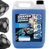 5 litres Shaver Cleaning Refill Fluid Clean & Renew Cartridge Hygienically Cleans, Removes Residual Hair & Skin Particles (2 x 5 litres) view 1