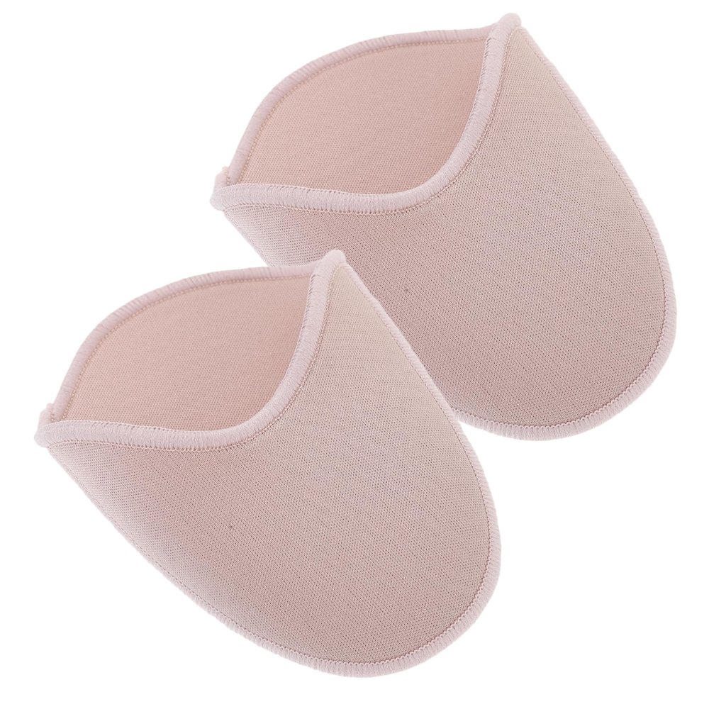 Mobestech 4pairs Toe Protector Foot Care Pads for Ballet Toe Pouches Half Insoles Inserts for Heel Cups Shoe Inserts for Ballet Shoes