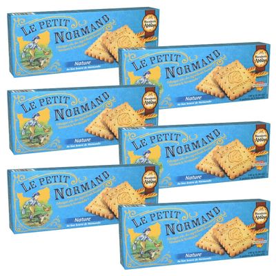 Biscuiterie De L'Abbaye Biscuits Petit Normand 140g x 6