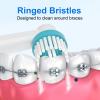 8pcs Ortho Care Toothbrush Heads, Compatible with Braun Oral B Electric Toothbrush for Precise Cleaning Around Braces. view 3