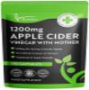 Apple Cider Vinegar Capsules 1200mg - ACV with Mother - 120 High Strength Vegan Capsules, 2 Months Supply - Raw & Unfiltered GMO Free - Alternative to Apple Cider Vinegar Tablets or Gummies - UK Made