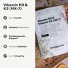 Youth & Earth Vitamin D3 4000UI + Vitamin K2 Mk7 200mcg (3 Months Supply) - Immune System Booster D3 and K2 Vitamin Supplements - Supports Immune Function & Maintains Healthy Bones - 90 Softgels view 2