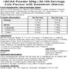 Flavoured BCAA - Blue Raspberry | Fruit Punch | Sour Apple - Branch Chain Amino Acid Recovery Drink (Cola Stevia, 500g) view 2
