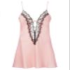 Ann Summers Cherryann Chemise Womens Lingerie Dress, Babydoll Lingerie Nightwear for Women with Plunge Neck & Lace-Up Back - Genuine Chemise Nighties for Women Pale Pink view 4