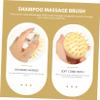 SKISUNO 2pcs Portable Scalp Brushes for Gentle and Exfoliating Hair Care Tools for All Ages Relaxing Massage and Dead Skin Removal Design view 2