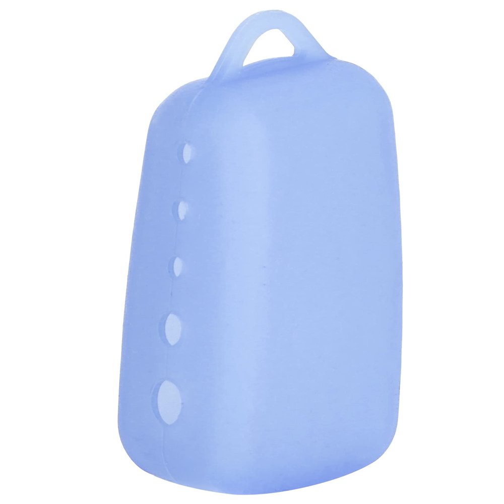 Silicone Toothbrush Covers Protective Tooth Brush Head Coverings Toothbrush Travel Case Cover Electric Toothbrush for Home Travel Camping (Light Blue)