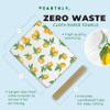 Earthly Co. Reusable Paper Towels - 24 Pack - Roll of Washable Cotton Cloth Paper Towels - Paperless Reusable Napkins Cloth Washable - Absorbent + Long Lasting - Zero Waste Products - (Lemon) view 3