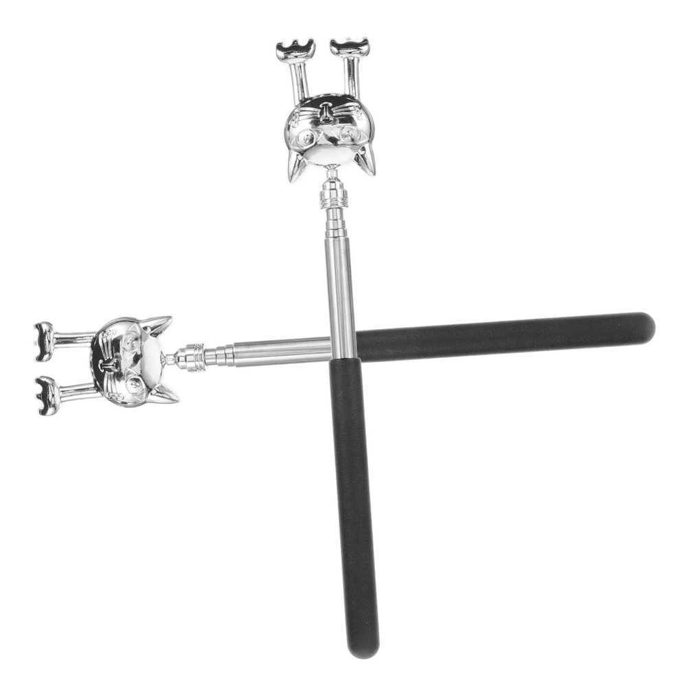 2pcs Stainless Steel Retractable Back Scratcher Telescoping Extendable Tool for Itching Relief for Men and Women Comfortable and Durable Massage Scratcher