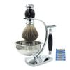 Holder Practical Luxury Brush Standsmen's Double Edge Gift Setsoap Bowl Badger Hair Brush Stand Holder Shaving Kit/900 view 1