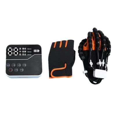 Finger Training Gloves, Exercise Robot Finger Flexion and Extension At Home, Hand Function Training Equipment,Right-hand-XL