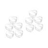 STOBOK 10pcs Acrylic Heart Shape Candy Box Small Boxes for Wedding Favor Treat Party Favors for Heart Candy Packing Wedding Scenario view 1