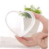 STOBOK 10pcs Acrylic Heart Shape Candy Box Small Boxes for Wedding Favor Treat Party Favors for Heart Candy Packing Wedding Scenario view 4
