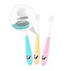 Gatuida 3pcs Mini Toothbrush for Boys and Girls Toddlers Years Abs Material Boys and Girls Toothpaste Brush view 4