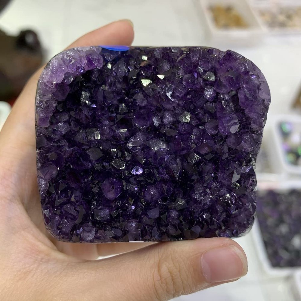 TUMALO Home Decoration Natural Amethyst Quartz Quartz Cluster Specimen Fengshui s CHENRANYIN