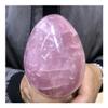 Natural crystal rough Stone Crafts Natural Pink Rose Quartz Dragon Egg Crystal Specimen Quartz Crystal Egg 1pc (Size : 900g) view 1