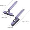 360 Degree Rotating Crevice Cleaning Brush, Multi-Function Rotating Crevice Cleaning Brush,No Dead Corners Hard Bristle Crevice Gap Brush for Bathroom Household Kitchen (Purple) view 2
