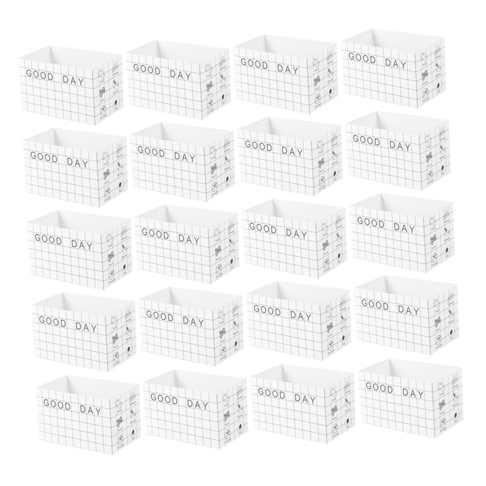 JECOMPRIS 20pcs Sandwich Wrapping Paper Paper Cake Boxes for Food Boxes Party Favors Decorative Patterns
