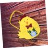 Healeved 2pcs Diamond Art Trays Easter Egg Hunt Easter Basket Child Ornaments Ora Tote Bag Portable Bag Footies Candie Candy Bag The Color Green Hamper Animal view 2