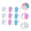 GLEAVI 9Pcs Silicone Baby Finger Toothbrush, Newborn Oral Cleaning Brush with Storage Boxes, Travel-Friendly Teeth Cleaner for Babies and Young Boys and Girls view 4