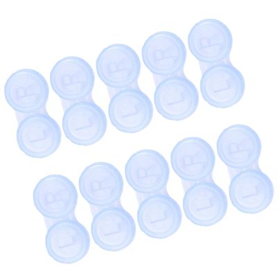 JECOMPRIS 10pcs Blue Cases Water-Tight Travel Lens Storage Box Simple Cases for Home Travel
