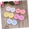JECOMPRIS 10pcs Blue Cases Water-Tight Travel Lens Storage Box Simple Cases for Home Travel view 3