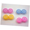 JECOMPRIS 10pcs Blue Cases Water-Tight Travel Lens Storage Box Simple Cases for Home Travel view 4