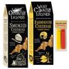 Cheese Straws bundle contains Smoked Cheddar, Farmhouse Cheddar, Pack of 2 x 100g, Sealing Clips x2 view 1