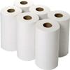Luxtrous Centrefeed White Paper Rolls, 2-Ply Embossed Paper Tissue Roll, Super Absorbent & Strong Paper Towel Tissue Roll for Home, Office,Kitchen,Bathroom, Garage,Multi-Purpose Use(White, Pack of 6) view 1