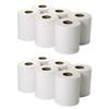 Luxtrous Centrefeed White Paper Rolls, 2-Ply Embossed Paper Tissue Roll, Super Absorbent & Strong Paper Towel Tissue Roll for Home, Office,Kitchen,Bathroom, Garage,Multi-Purpose Use(White,Pack of 12) view 1