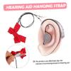 Gatuida 2pcs Reusable Deaf-aid Cord Deaf-aid Lanyard for Hearing Aid Clip Deaf-aid Strap for Double Ears Use Deaf-aid Accessories for Ear Aids view 3
