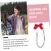 Gatuida 2pcs Reusable Deaf-aid Cord Deaf-aid Lanyard for Hearing Aid Clip Deaf-aid Strap for Double Ears Use Deaf-aid Accessories for Ear Aids view 4