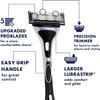 Brets Razor Blades  5 Anti-Friction Blades with Handle Rollatek Tech  Precision Trimmer  Steel Made Razors  Comfort Lubrication & Eco-Friendly  Designed for your Face view 3