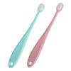 PartyKindom 2pcs Boys and Girls Toothbrush Newborn Tooth Cleaning Brush Bristle Toothbrush for Teething and Childrens view 1