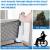 weiting Lifter Mattress Riser | Anti-Bending Bed Making Tool - Ergonomic Under Mattress Wedge Elevator Riser for Changing Sheets for the Elderly and Handicapped, view 4