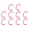 Xcello Set of 10 Premium Plastic Cow Nose Rings, Durable Traction Rings for Livestock Breeding view 1