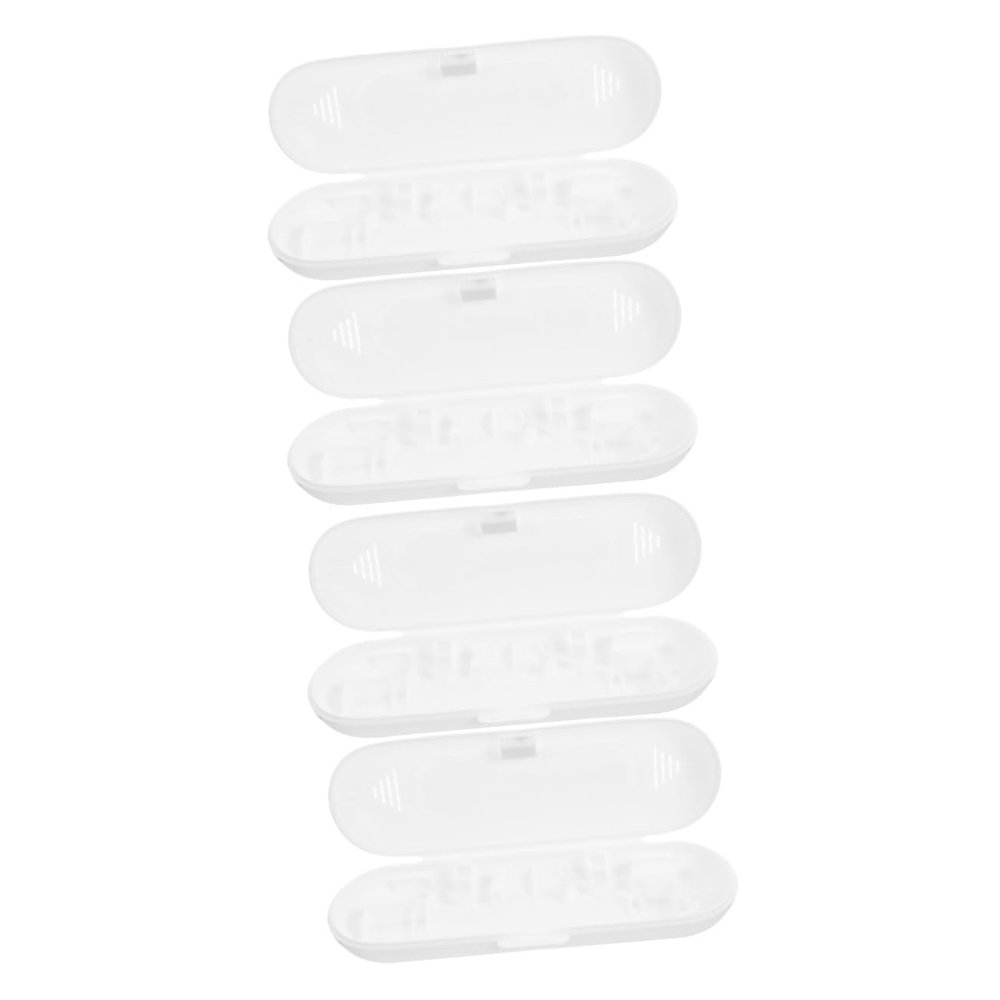 Alipis 4pcs Electric Toothbrush Storage Case Tooth Mug Toothbrush Box Organizer for Travel Bathroom