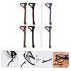 BESTonZON 8pairs Silicone Glasses Ear Hooks of Non-slip Retainers Black White Gray and Comfortable and Grips for Daily Wear and Outdoor Activities view 2