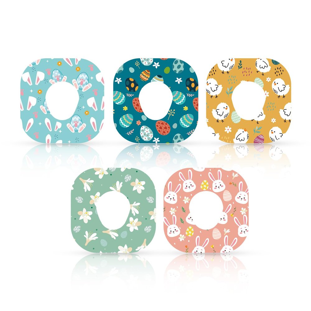 25pcs Adhesive Patches for Dexcom G7, Waterproof Adhesive Patches Easter Breathable Sensor Protector Sensor Covers Sensor Patches Overpatches for Dexcom G7