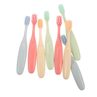 Mobestech 8pcs Boys and Girls Soft Toothbrushes Portable Set Ultra-fine Bristles Manual Toothbrushes Ergonomic Handle for Home Travel Guesthouse