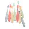 Mobestech 8pcs Boys and Girls Soft Toothbrushes Portable Set Ultra-fine Bristles Manual Toothbrushes Ergonomic Handle for Home Travel Guesthouse view 1