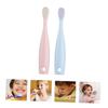 Mobestech 2pcs Boys and Girls Tooth Brush Soft Bristled Boy Girl Toothbrush for Years view 2