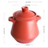 SUNMME Red Casserole wear Resistant and Durable Fast Heat Conduction Uniform Heating Easy to Clean (Color : D) (B A) view 4
