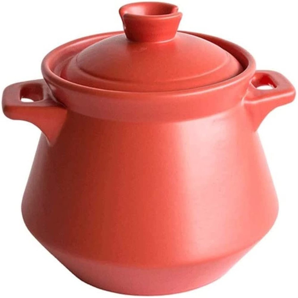 SUNMME Red Casserole wear Resistant and Durable Fast Heat Conduction Uniform Heating Easy to Clean (Color : D) (A A)
