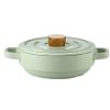 SUNMME Pink Casserole Stylish and Exquisite High Temperature Resistant Fast Heat Conduction Easy to Clean (Color : A) (B A) view 1