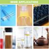 14 Pcs Long Pipe Bottle Cleaner Brushes Reusable Nylon Bottle Pipe Cleaner Set,Nylon Straw Cleaner Pipe Brushes,Flexible Small Cleaning Brushes for Water Bottle Tube Kettle Spout Cleaning(COLOR:White) view 4