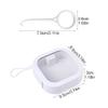 Retainer Case Denture Box,Retainer Box with Aligner Removal Tool,Braces Box,Small Denture Box Night Guard Case Container Storage Holder(Colour:White) view 2