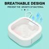 Retainer Case Denture Box,Retainer Box with Aligner Removal Tool,Braces Box,Small Denture Box Night Guard Case Container Storage Holder(Colour:White) view 4