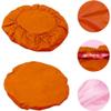 HAODING 4pcs/Set Dental Chair Covers, Dental PU Leather Unit, Waterproof PU Leather Protective Dental Full Chair Covers Elastic Stylish Dental Chair Seat Cover, Dentist Equipment(Color:Orange) view 3